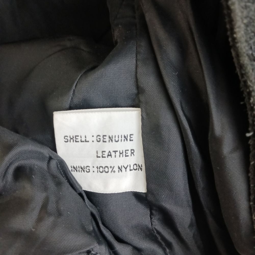 Contempo two tone vintage crop leather jacket size S - Picture 10 of 12